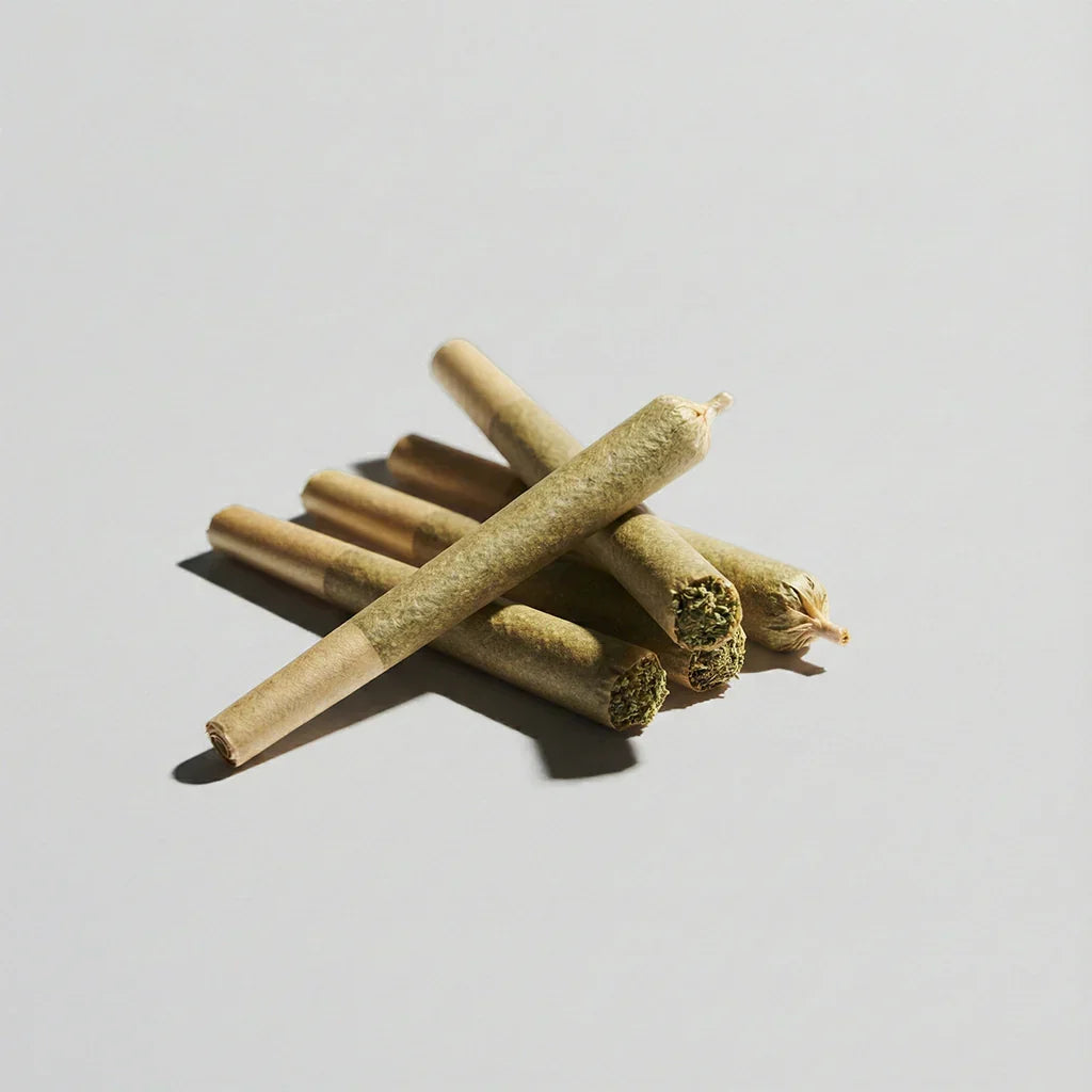 Happy Flower Pre‑Roll Joint Gorilla Glue mit 1 g Premium‑Cannabis (THC/HHC), sorgfältig gerollt für gleichmäßigen Abbrand, diskret verpackt für schnellen Versand