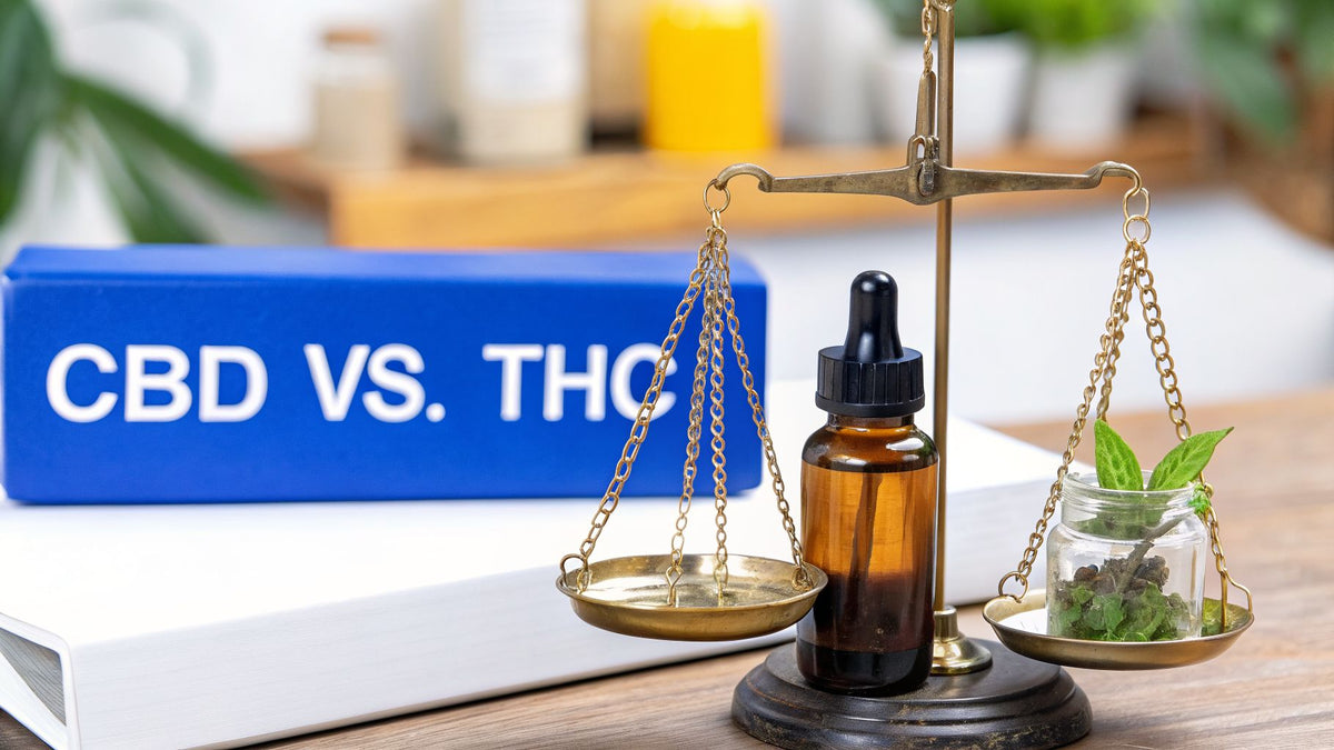 Cannabidiol vs THC: Wirkung, Gesetze und das richtige Produkt für dich
