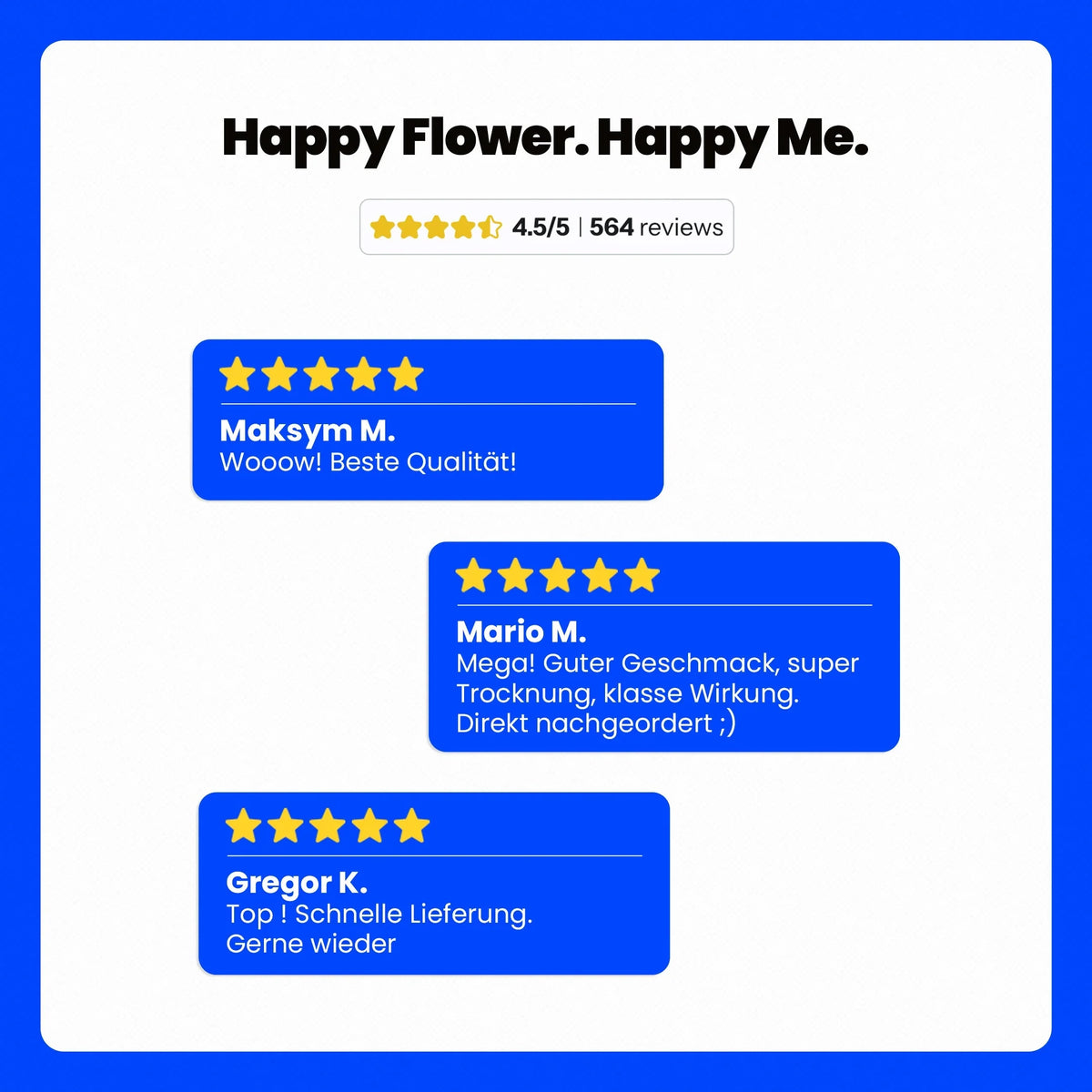 Kundenbewertungen Hasch Bundle - Happyflower