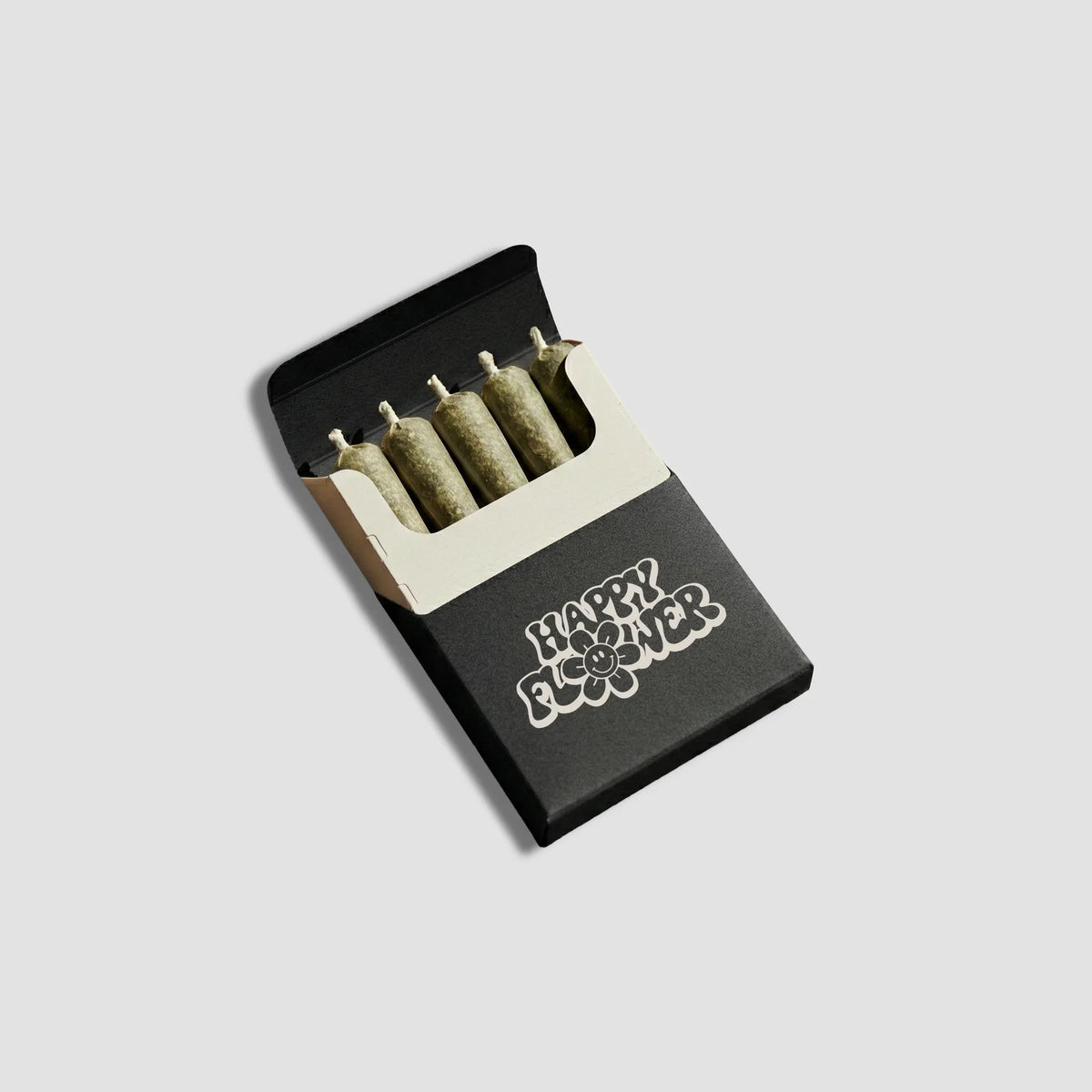 Happy Flower Pre-Roll Joint Gelato #33 mit 1 g Premium-Cannabis (THC/HHC), sorgfältig gerollt für gleichmäßigen Abbrand, diskret verpackt für schnellen Versand